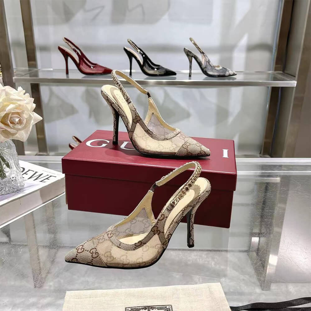 Gucci Signoria slingback pump