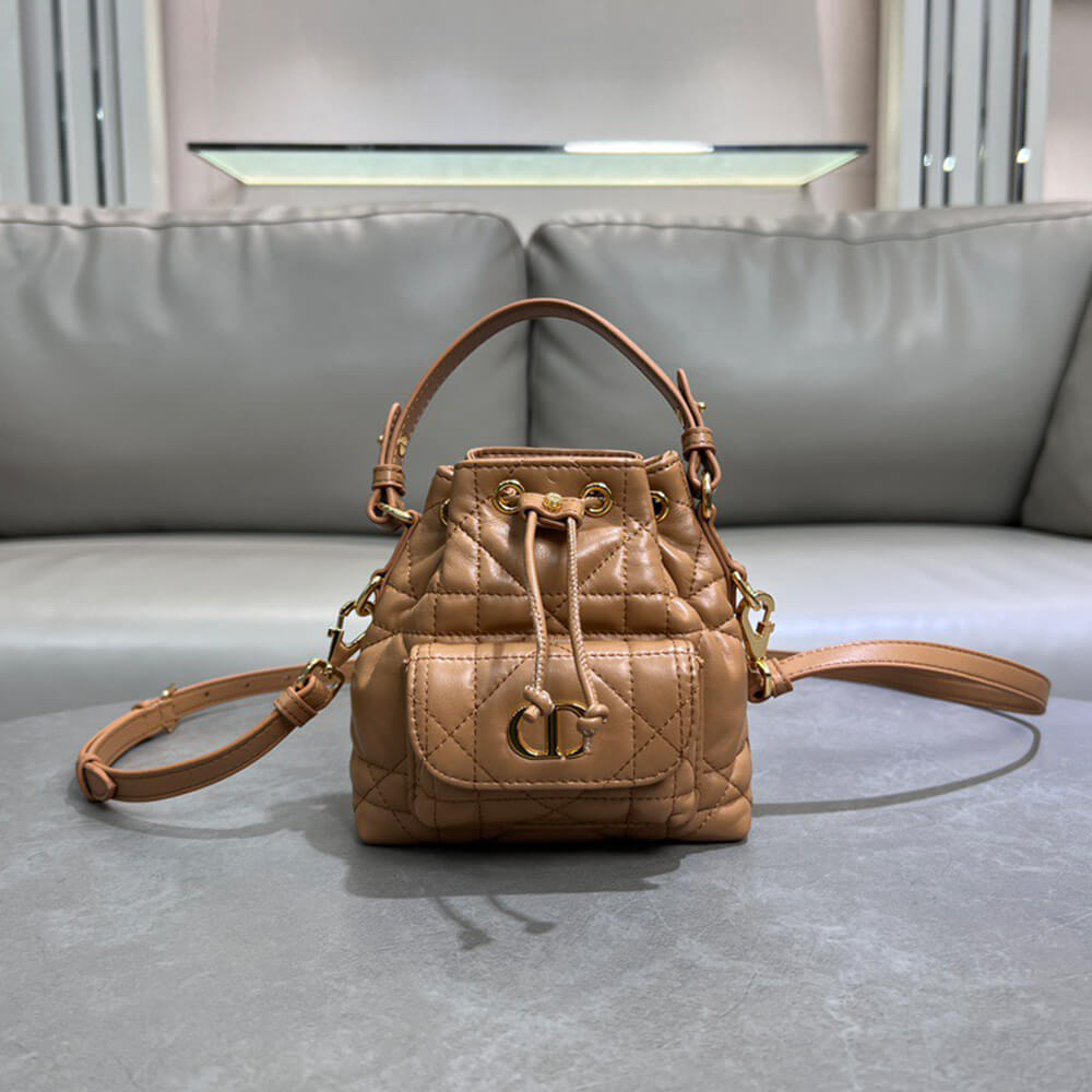 Dior Caro Nano Bucket Bag(HIGH-END GRADE)